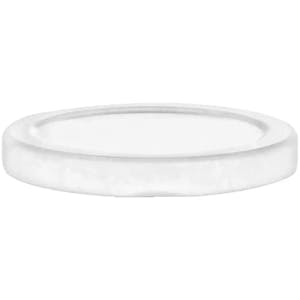 70mm White Metal 4-Lead Lug Cap with Plastisol Liner & No Button