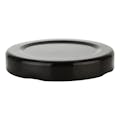58mm Black Metal 4-Lead Lug Cap with Plastisol Liner & No Button