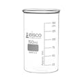 150mL Tall Form Clear Borosilicate Glass Berzelius Beaker without Spout - Case of 12