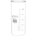 1000mL Tall Form Clear Borosilicate Glass Berzelius Beaker without Spout - Case of 6