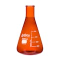 500mL Narrow Mouth Amber Glass Erlenmeyer Flask
