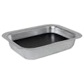 8" L x 6" W x 2" Hgt. Aluminum Dissecting Tray with Black Wax