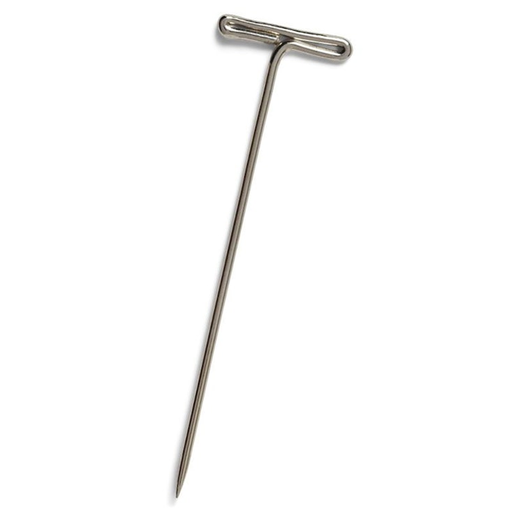 2" L Nickel-Plated Dissection T-Pin - Package of 100
