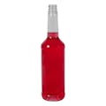750mL Clear PET Round Beverage Bottle with 28mm KERR Neck (Cap Sold Separately)