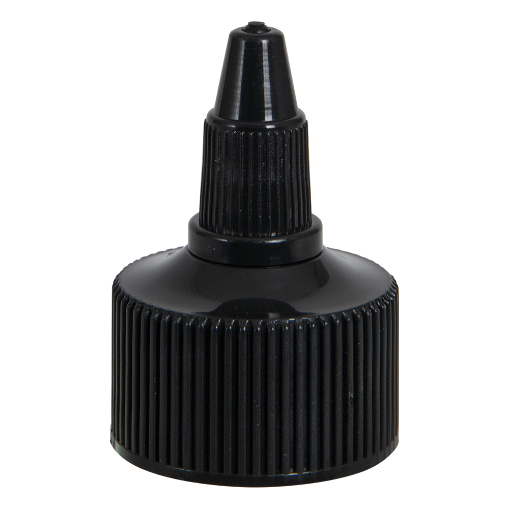 28/410 Black Twist Open/Close Dispensing Cap with 0.118