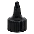 28/410 Black Twist Open/Close Dispensing Cap with 0.118" Orifice