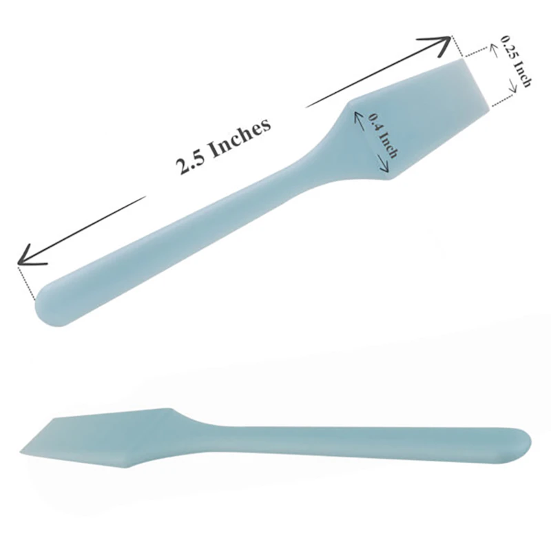 Polypropylene Mini Cosmetic Spatulas