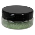 4 oz. Clear PET Straight-Sided Round Jar with 89/400 Black Snap-Top Cap