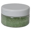 8 oz. Clear PET Straight-Sided Round Jar with 89/400 White Snap-Top Cap