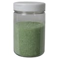 25 oz. Clear PET Straight-Sided Round Jar with 89/400 White Snap-Top Cap