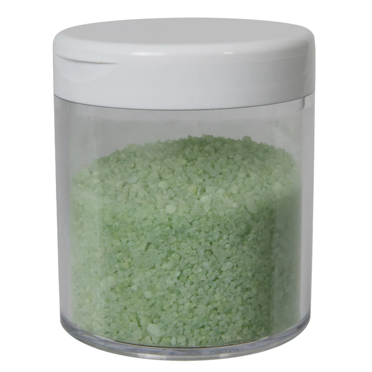 16 oz. Clear Polystyrene Straight-Sided Thick-Walled Round Jar with 89/400 White Snap-Top Cap