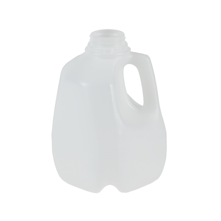 3 lbs. (Honey Weight) Natural HDPE Squat Square Honey Jug with 38/400 Neck (Cap sold Separately)