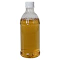 16 oz. Clear PET Vinegar Bottle with 28mm PCO White Tamper-Evident Drop Loc Cap