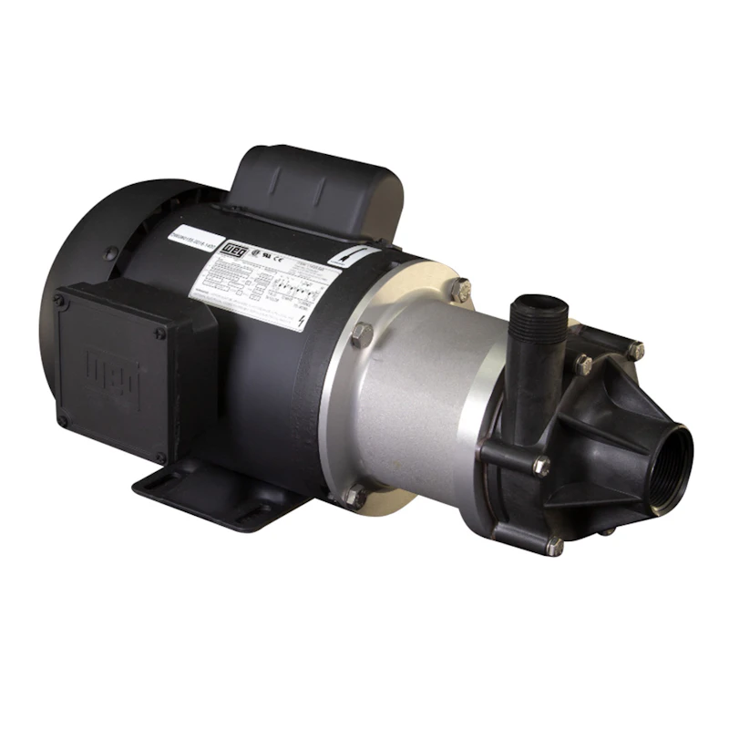 TE-7R-MD March® Magnetic Drive Polypropylene/Ryton® Pump with 1 HP, 115/230v, 1 Phase TEFC Motor