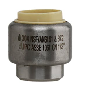 Stainless Steel Push-Fit Caps