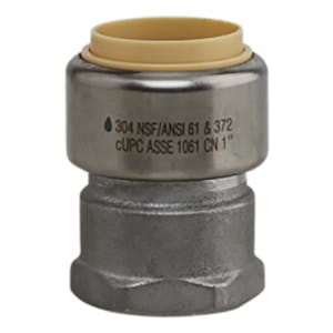 Stainless Steel Push-Fit Female Adapters