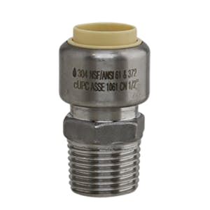 Stainless Steel Push-Fit Male Adapters