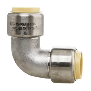 Stainless Steel Push-Fit 90° Elbows
