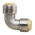 1/2" Push-Fit x 1/2" Push-Fit Stainless Steel 90° Elbow