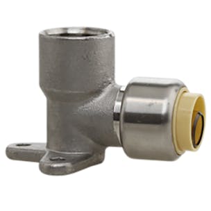 Stainless Steel Push-Fit Dropear 90° Elbows