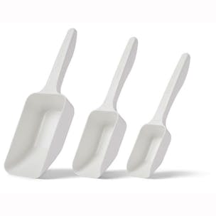 SteriTrue™ Sterile Polystyrene Sampling Scoops with Flat Bottom