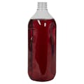 59 oz. Clear PET Square Milkman Beverage Bottle with 38mm DBJ Neck