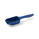 125mL (4 oz.) Blue Polystyrene Sterile SteriTrue™ Metal Detectable Sampling Scoop with Flat Bottom - Case of 100