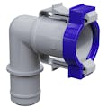 3/4" Gray Qwik-Lok® Socket Elbow Fitting