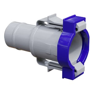 3/4" Gray Qwik-Lok® Socket Straight Fitting