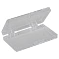 Clear Polystyrene Hinged Box - 2" L x 1-1/8" W x 1/4" Hgt. (Case of 1000)