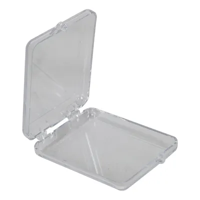 Clear Polystyrene Hinged Box with Rounded Corners - 1-5/8" L x 2-1/8" W x 3/8" Hgt. (Case of 1140)