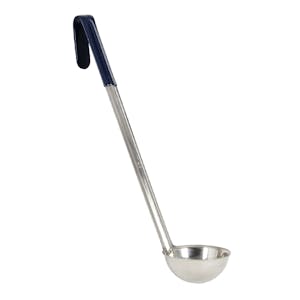 2 oz. Stainless Steel Ladle with Blue Handle