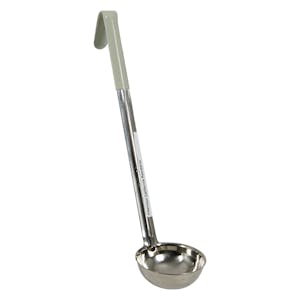 3 oz. Stainless Steel Ladle with Ivory Handle