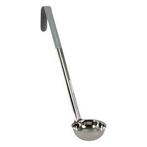 4 oz. Stainless Steel Ladle with Gray Handle