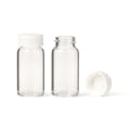 20mL Glass Scintillation Vials with Attached 22/400 Polypropylene Cap with Polyethylene Liner - Package of 500