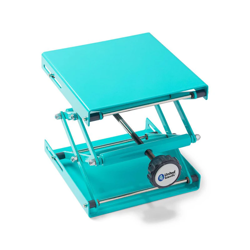 Green EcoLift™ Light-Duty Lab Jack - 8" L x 8" W x 12" Max. Hgt.