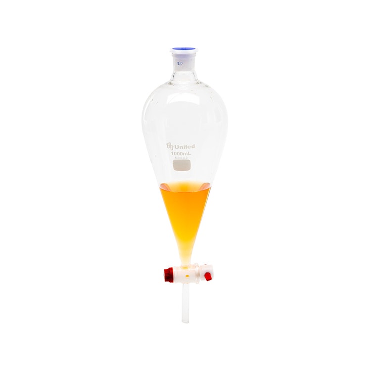 1000mL Glass Separatory Funnel with No. 27 Stopper