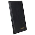 Black Faux Leather Guest Check Holder - 10" x 5.5"