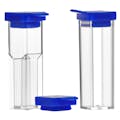 Blue Plug Cap for Cuvettes with Square Opening - Case of 500