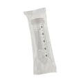 50mL Sterile Clear Polypropylene TotalPure™ Metal-Free Centrifuge Tube with Attached White Screw Cap - Individually Wrapped; Case of 250