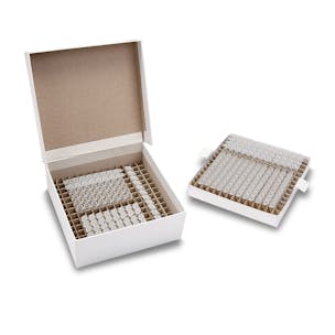 DoubleDecker™ Hinged Cardboard PCR Freezer Box