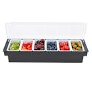 Chilled Condiment Holders with Removeable Compartments