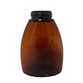 250mL Amber PET Foaming-Style Oval Bottle with 40mm Neck (Pump Sold Separately)
