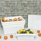 White Food Storage Boxes & Lids