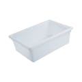 9" Deep Full Size White Polypropylene Food Storage Container - 26" L x 18" W x 9" Hgt.