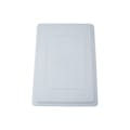 Full Size White Polypropylene Food Storage Container Lid - 26" x 18"