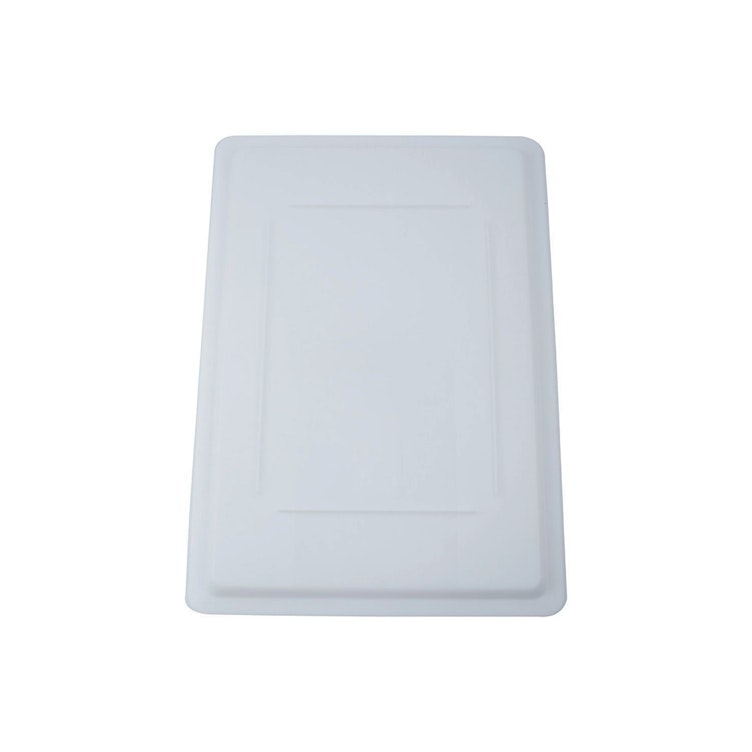 Full Size White Polypropylene Food Storage Container Lid - 26" x 18"