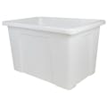 50 Gallon/6 Bushel Natural LLDPE Rectangular Tamco® Tub Tank - 36-1/2" L x 25-1/2" W x 22-1/4" Hgt.