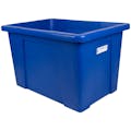 50 Gallon/6 Bushel Blue LLDPE Rectangular Tamco® Tub Tank - 36-1/2" L x 25-1/2" W x 22-1/4" Hgt.