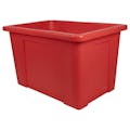 50 Gallon/6 Bushel Red LLDPE Rectangular Tamco® Tub Tank - 36-1/2" L x 25-1/2" W x 22-1/4" Hgt.